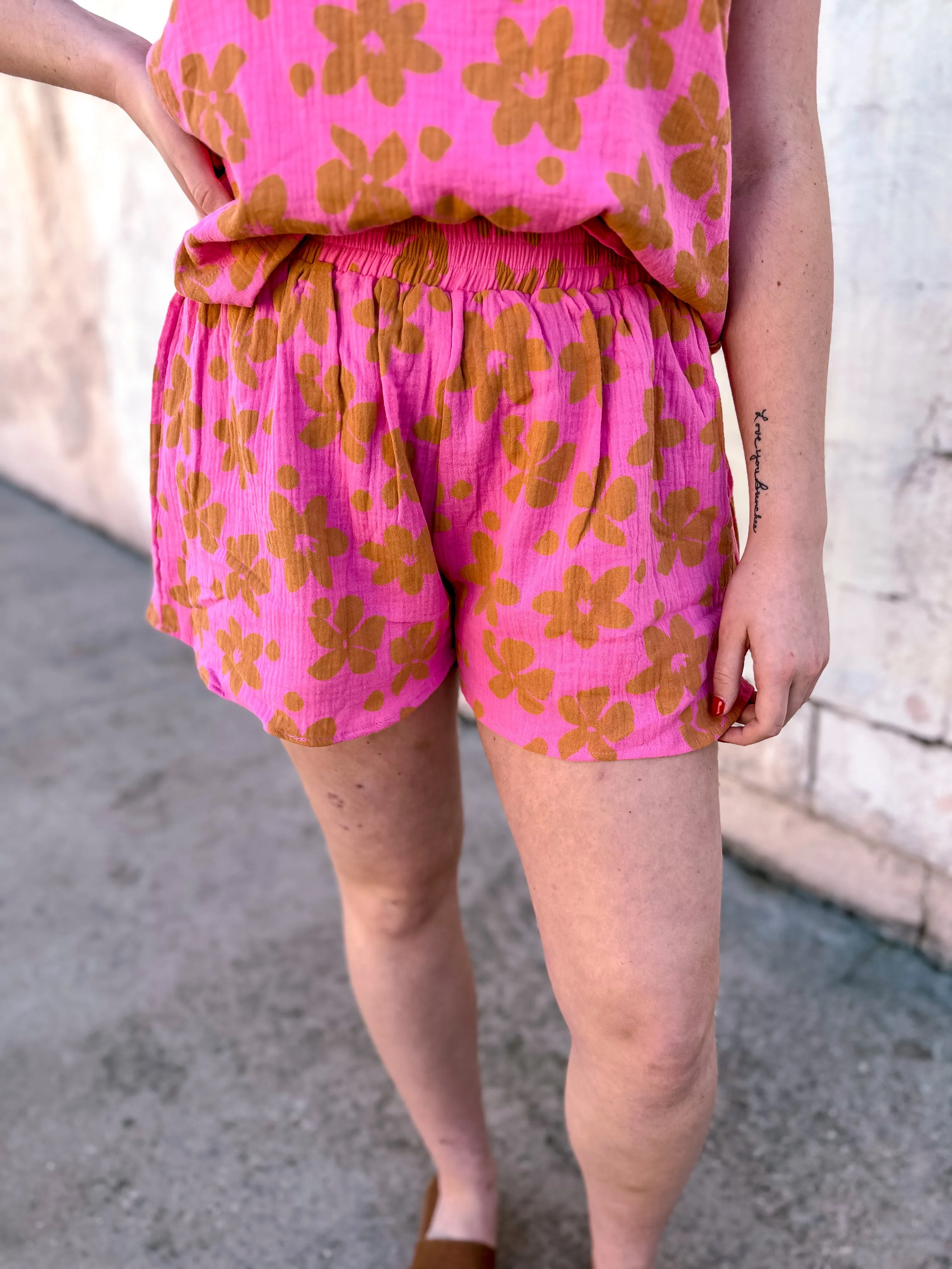 Pink Floral Set