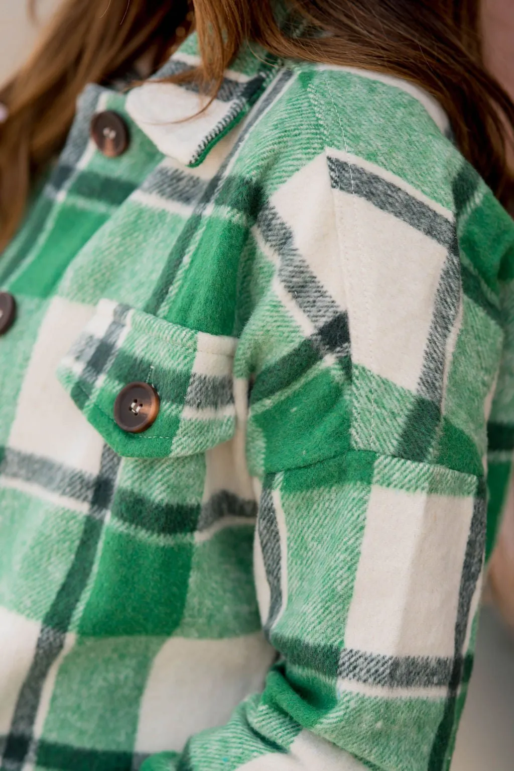 Pop Of Color Plaid Shacket