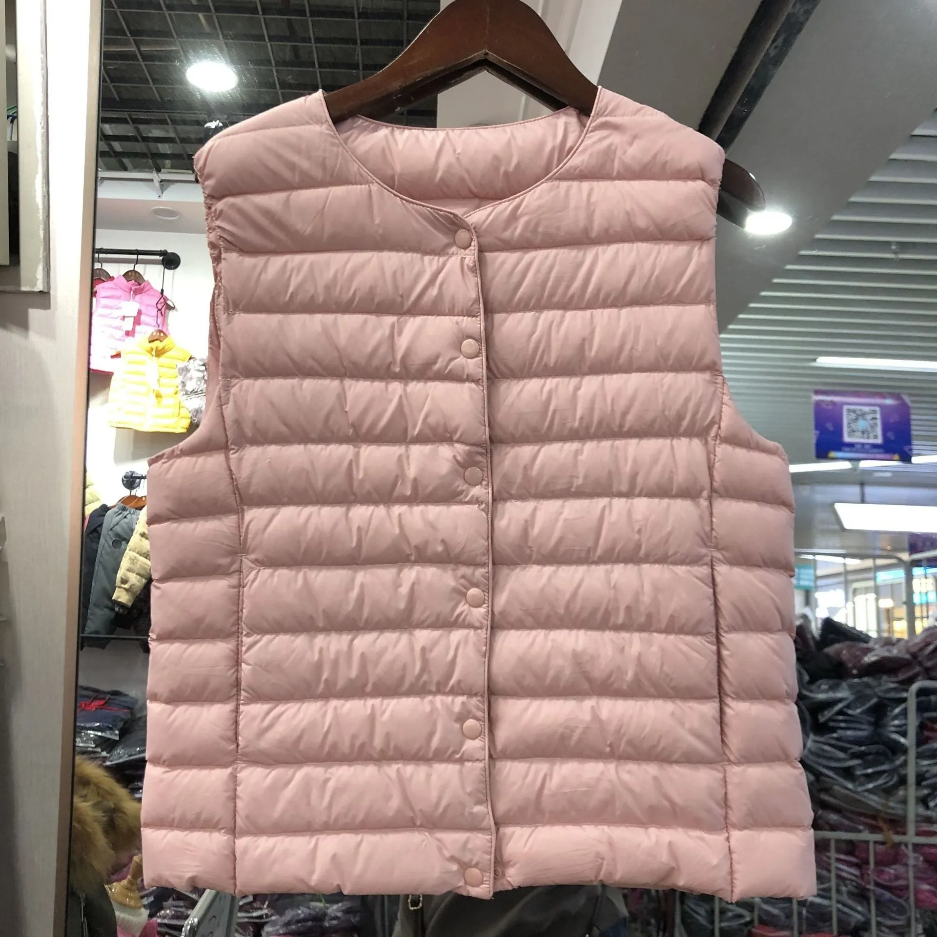 Purpdrank - 2023 New Women Sleeveless Puffer Jacket Spring Winter Female 90% White Duck Down Ultra Lightweight Packable Warm Down Liner Vest