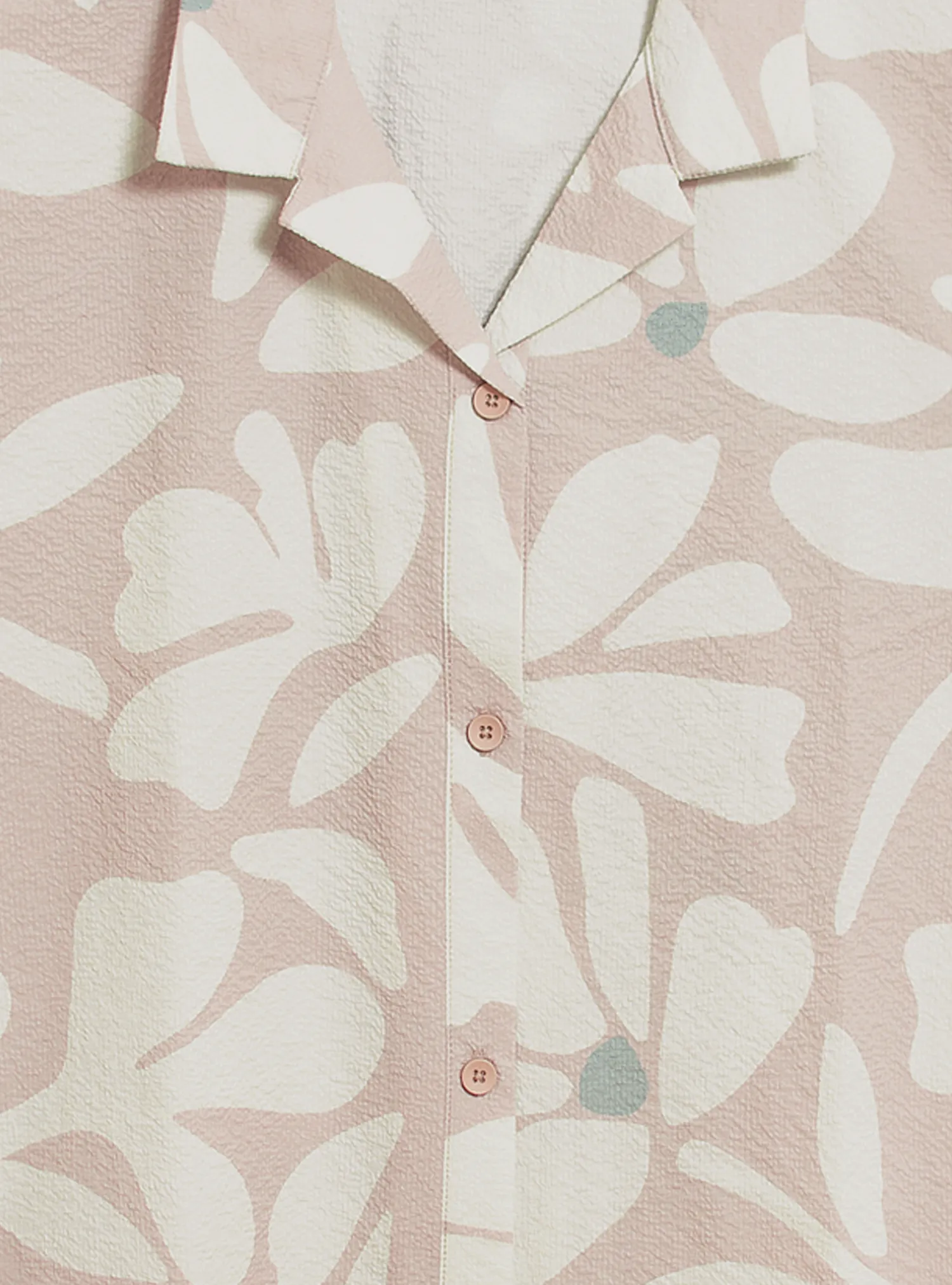 Resort Shirt (Seersucker Field Cream)