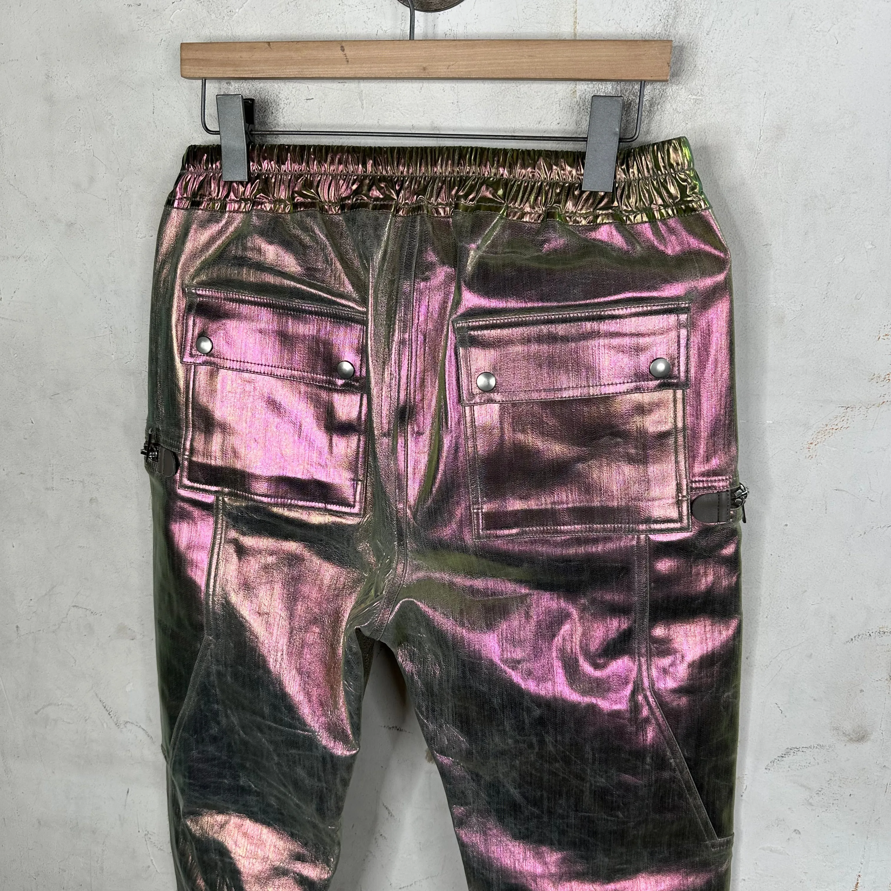 Rick Owens Pearl Iridescent Bauhaus Cargos