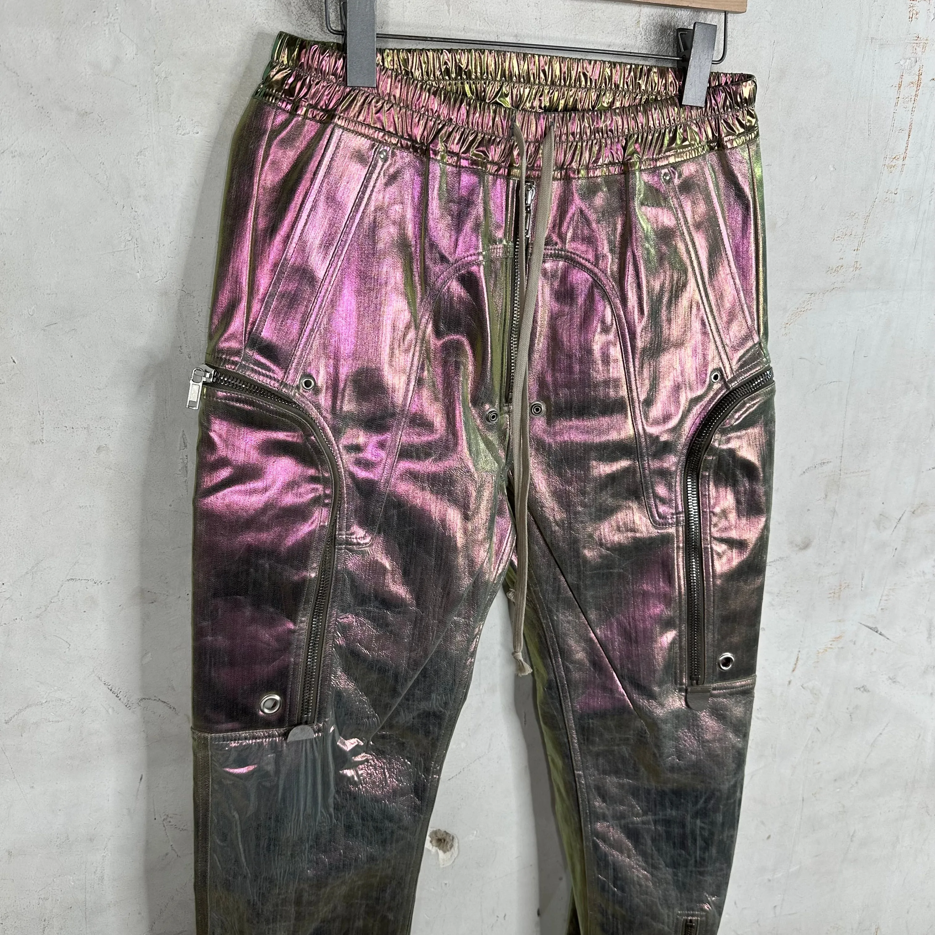 Rick Owens Pearl Iridescent Bauhaus Cargos