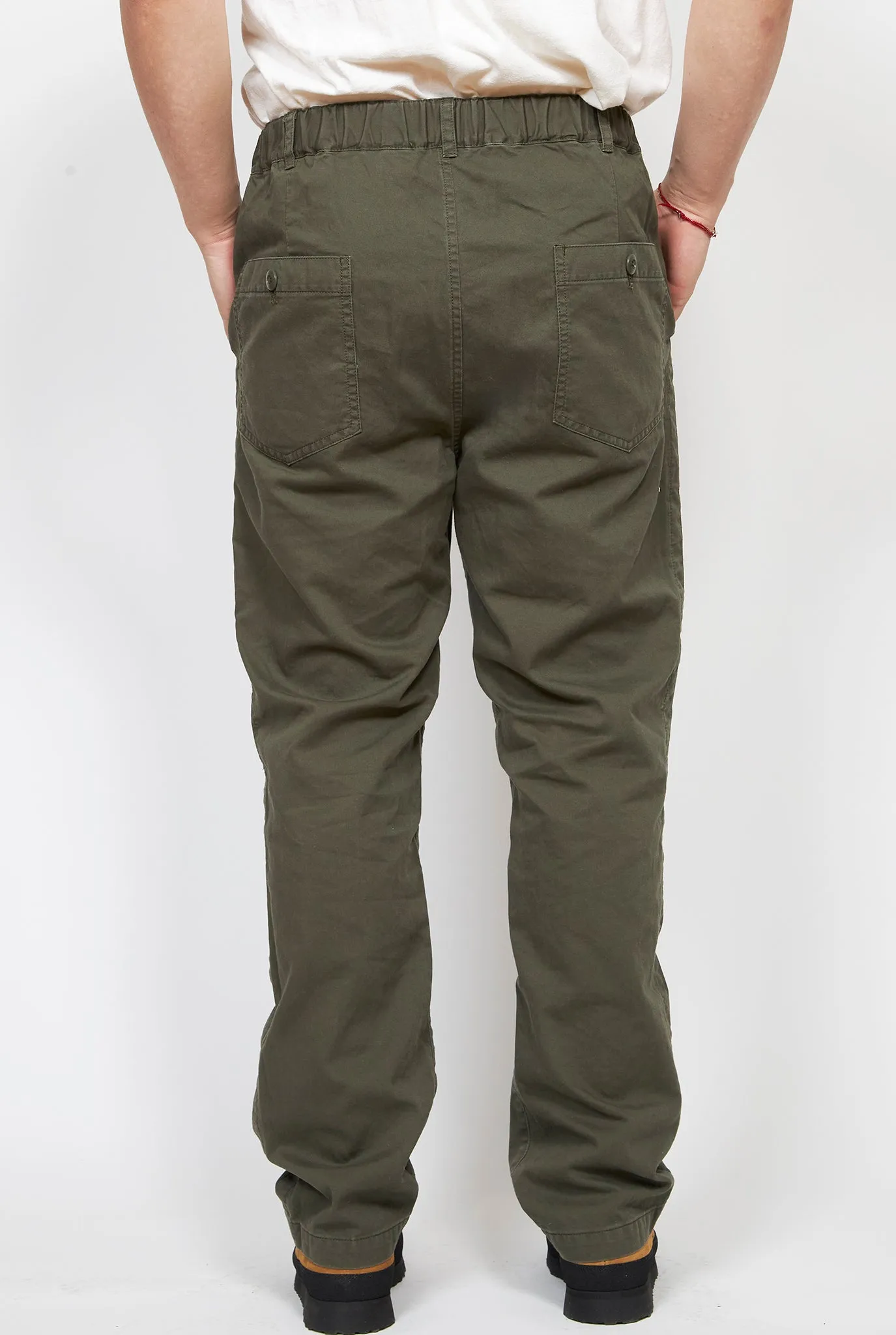 SAGE DE CRET Cotton Broken Twill Peg Top Baker Pants