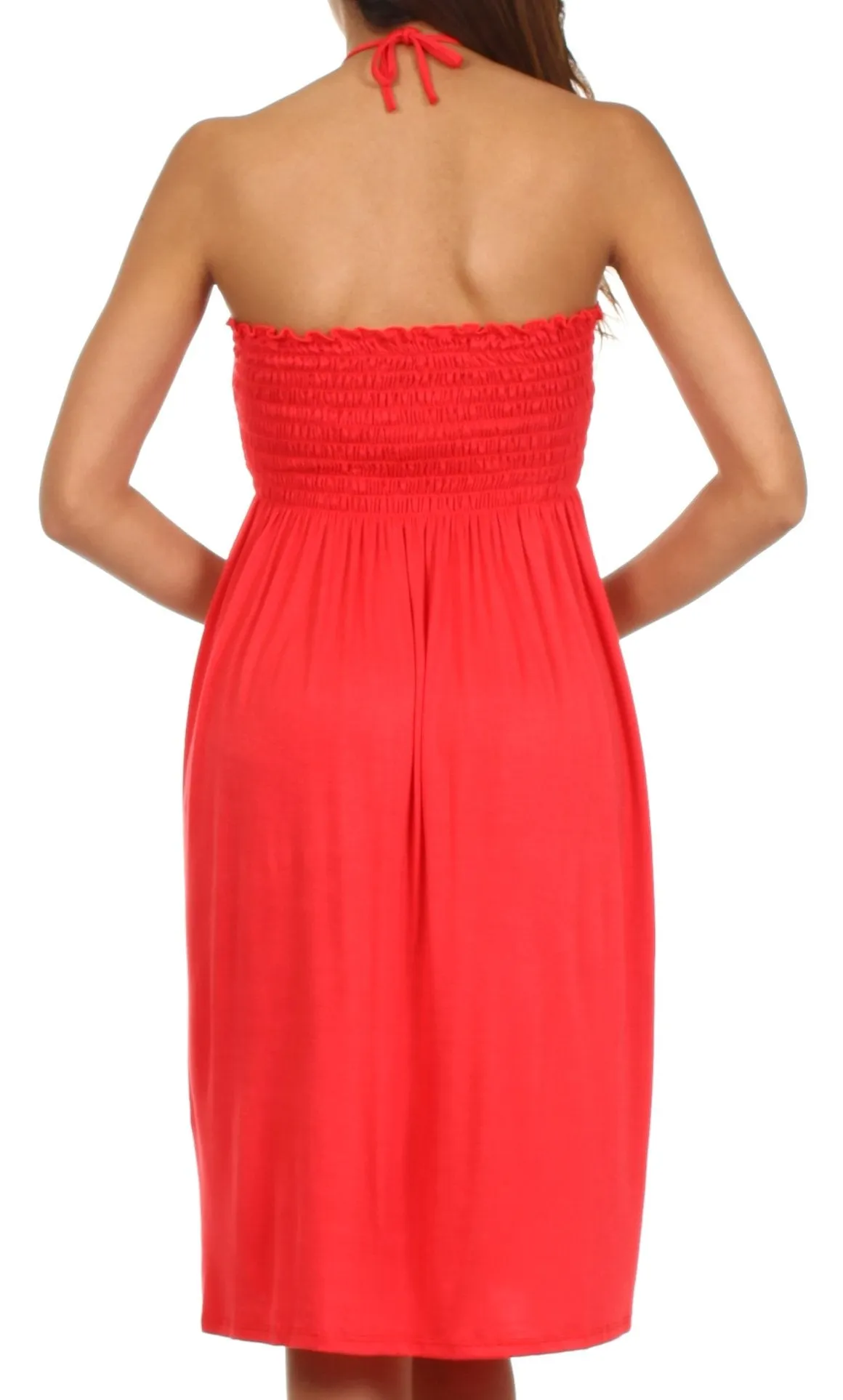 Sakkas Everyday Essentials String Halter Dress