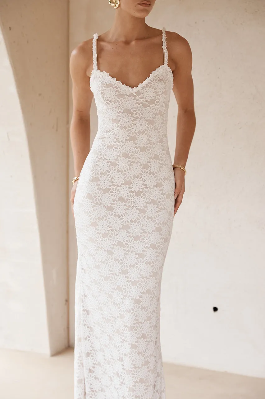 SARTA MAXI DRESS - WHITE