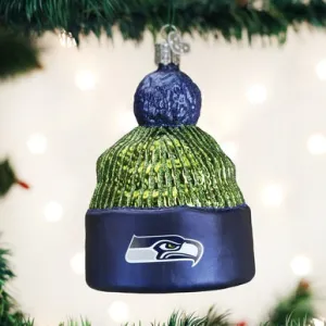 Seattle Seahawks Licensed Beanie Ornament