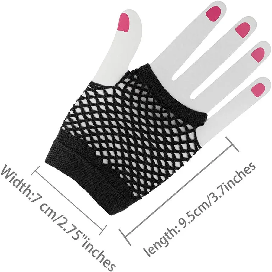 Sexy Fishnet Gloves for Y2K DressUp in 2032cm Length