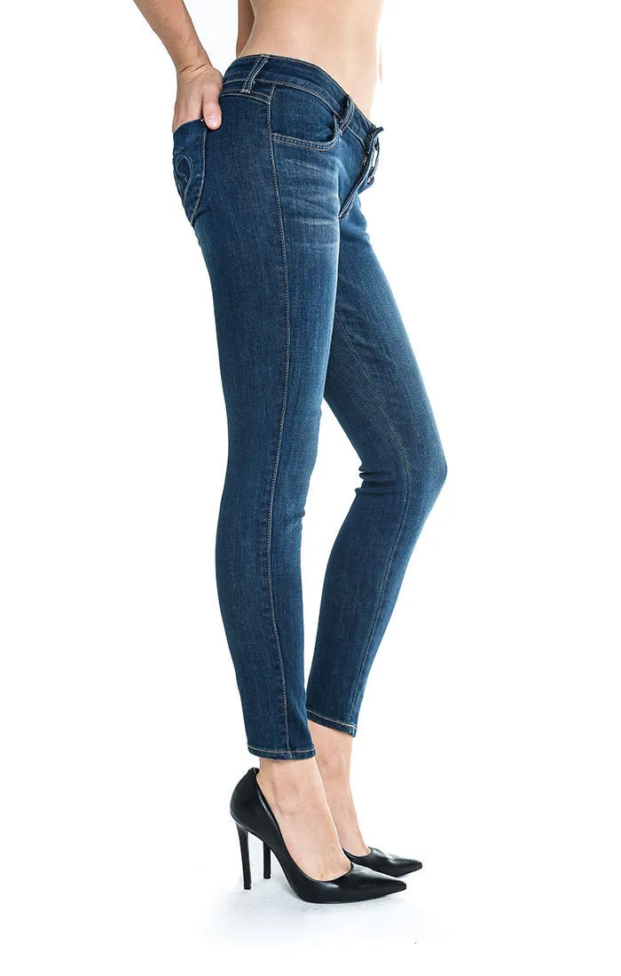 Siwy Denim- 'Hannah in Forever' - Blue Skinny Jeans