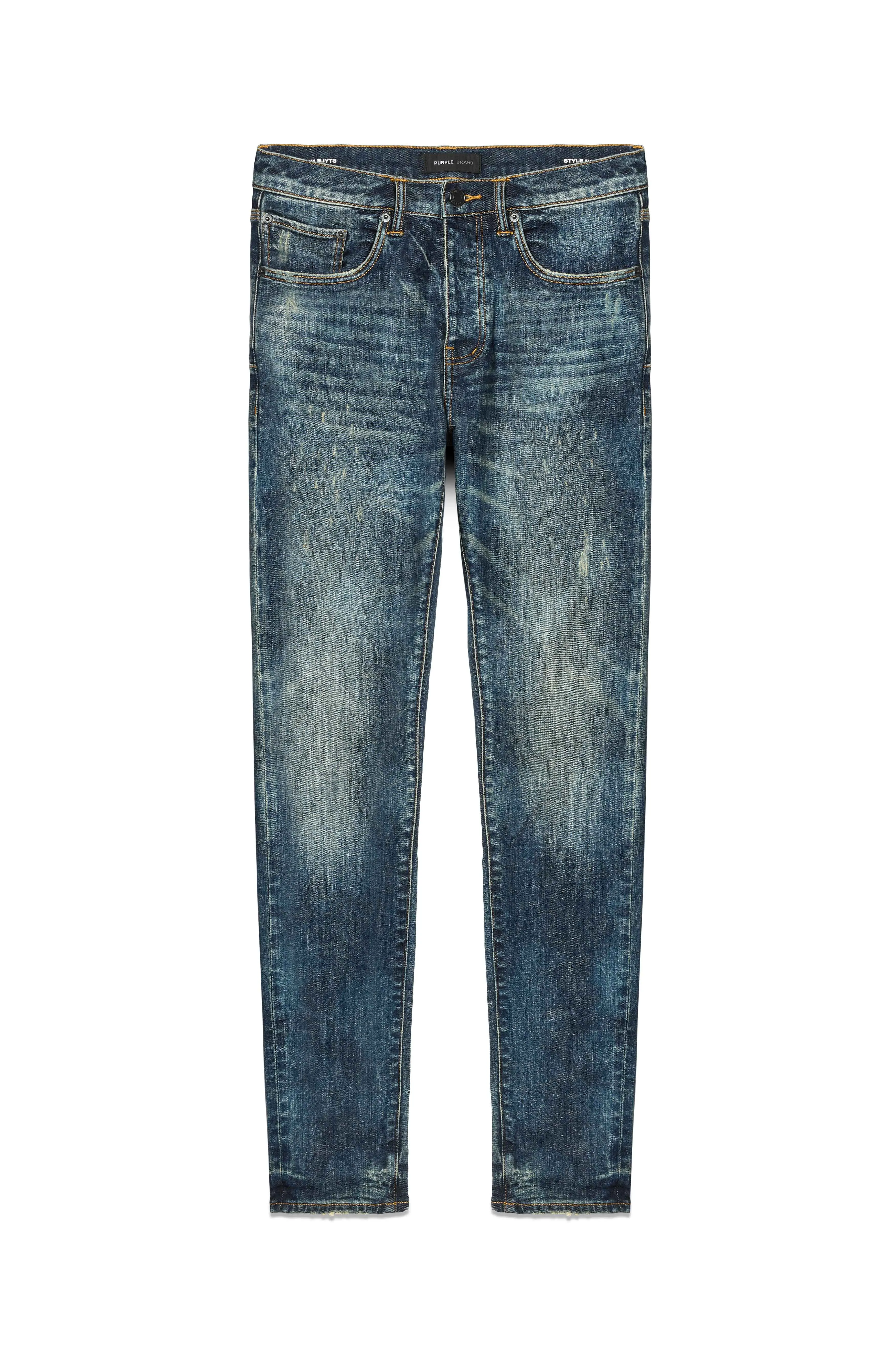 Skinny Precoated Jeans (Indigo) - P001SPFD424