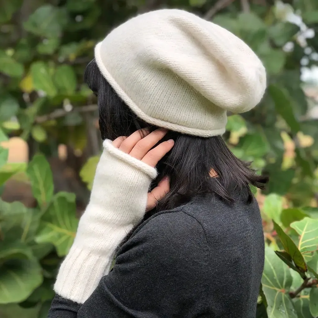 Snow Essential Knit Alpaca Beanie | Ethical Style