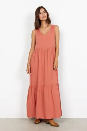 Soya Concept Maxi Dress Terracotta