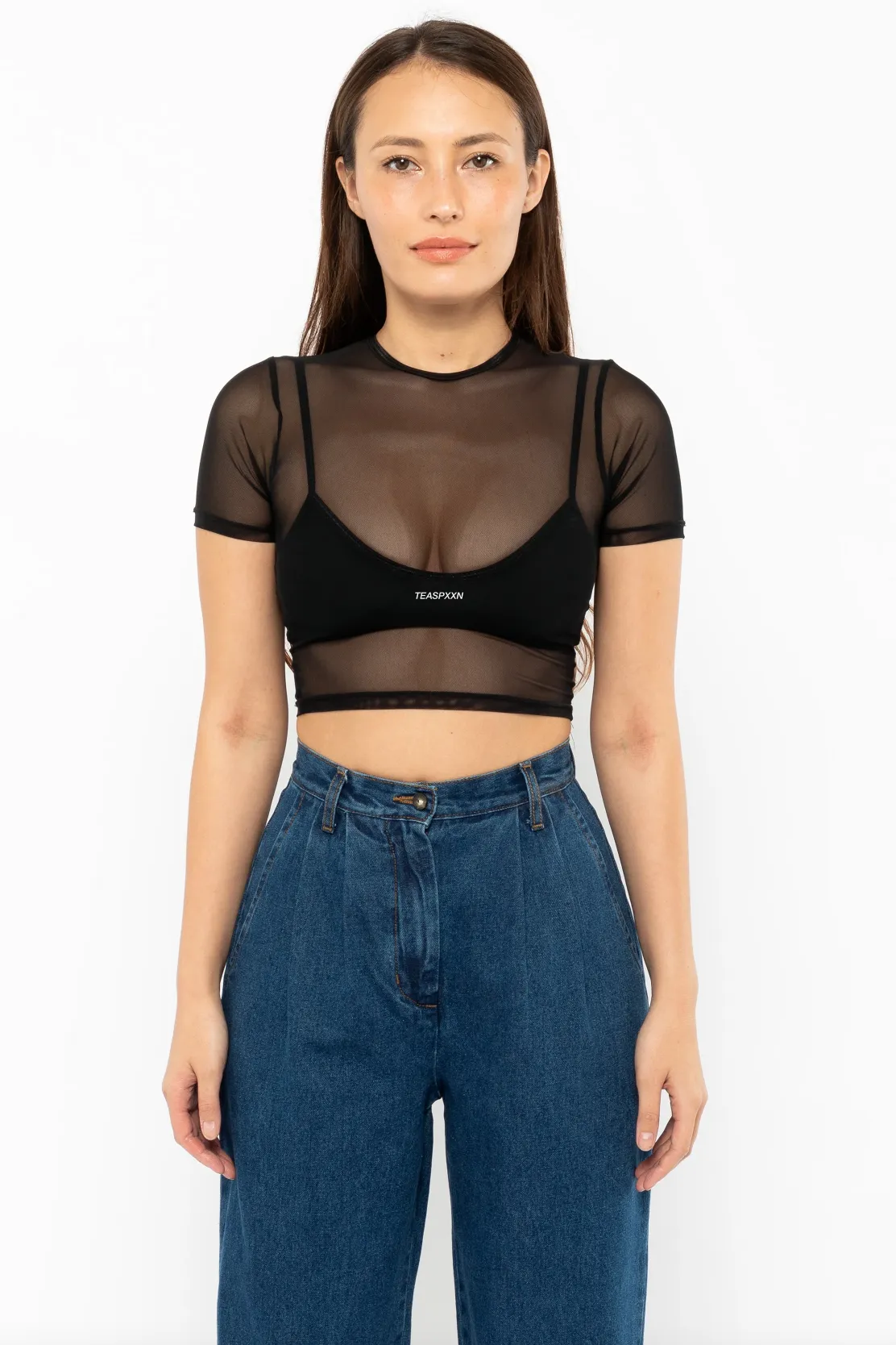 Spagetti Bralette Black