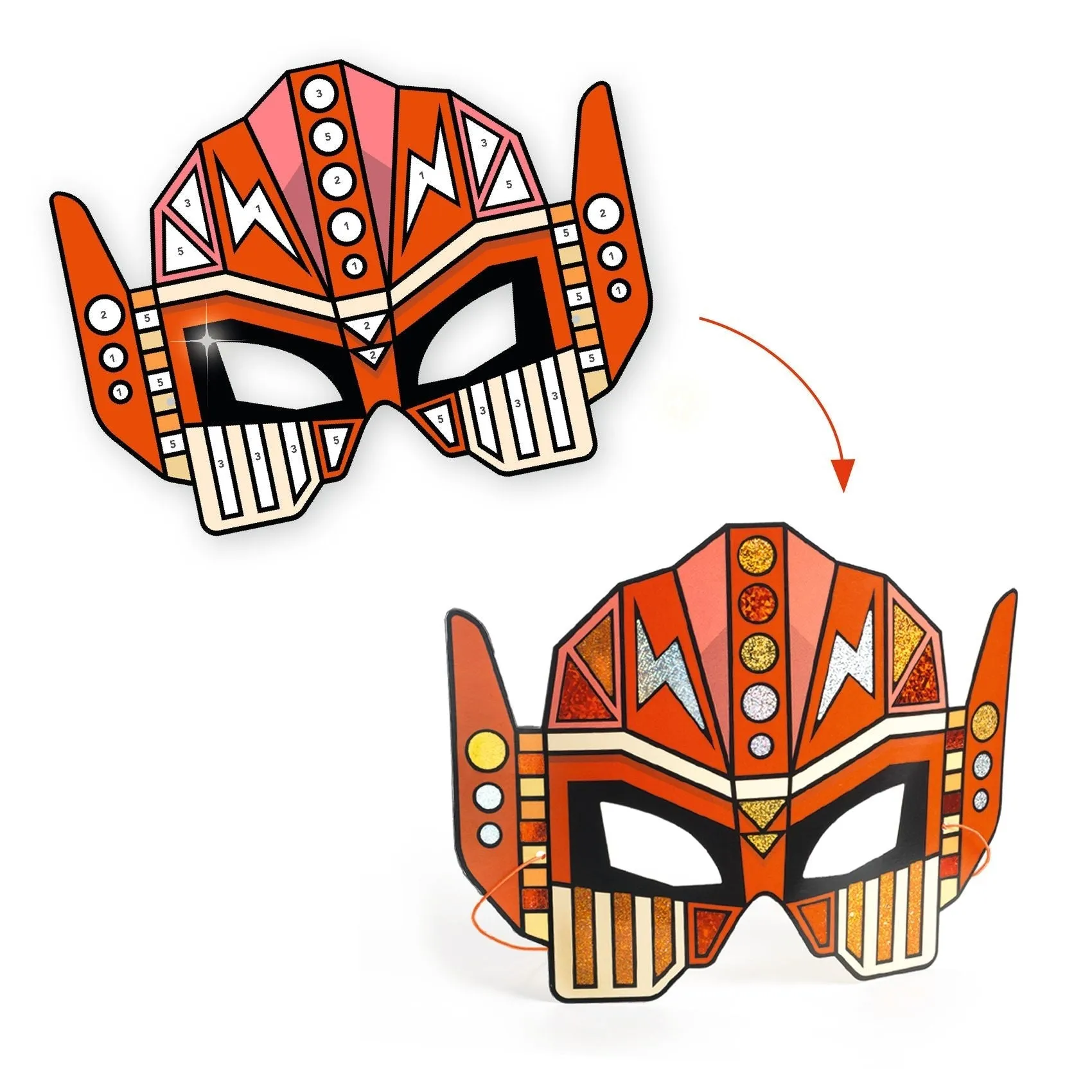 Super Robots Masks Kit