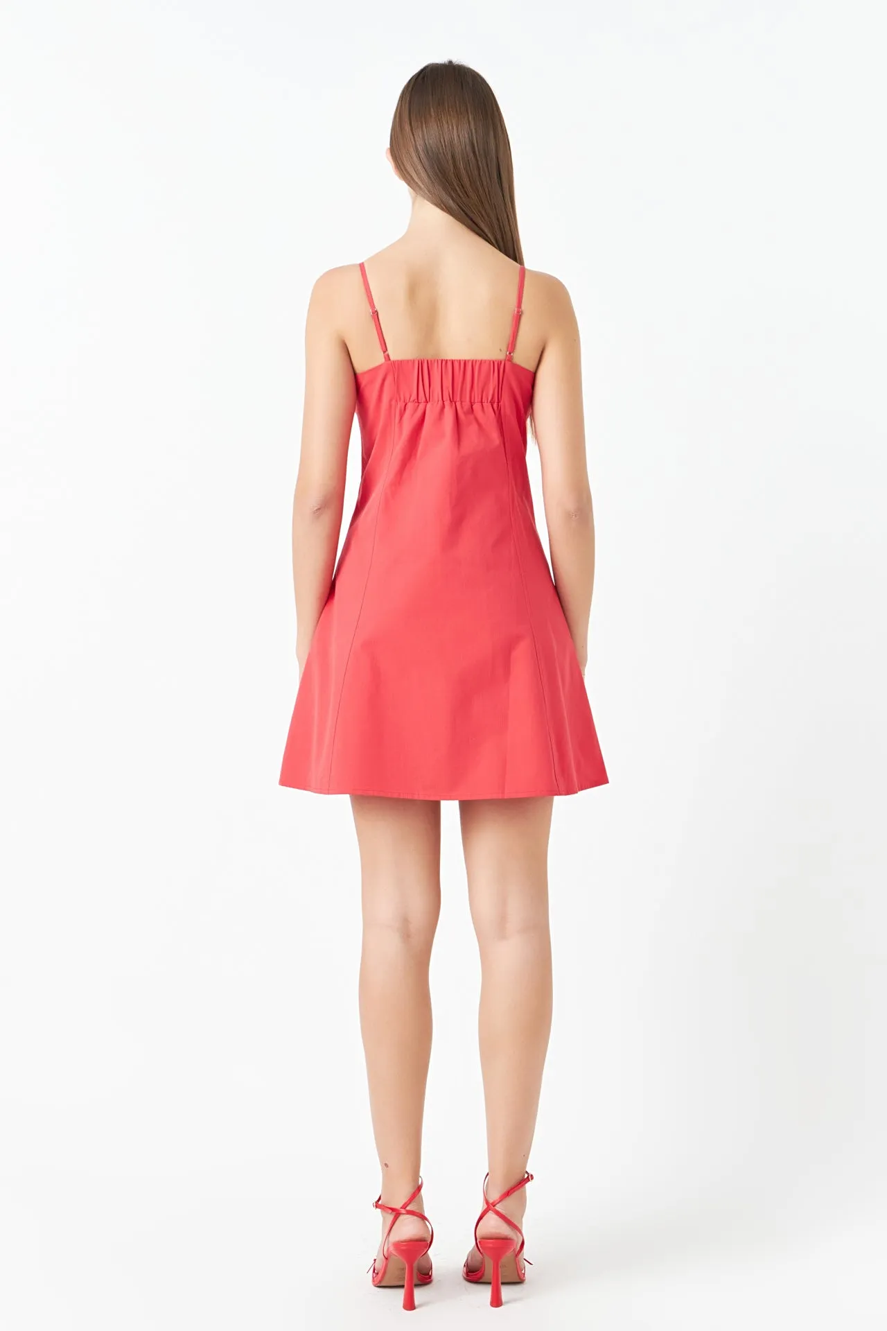 Sweetheart Neckline Mini Dress