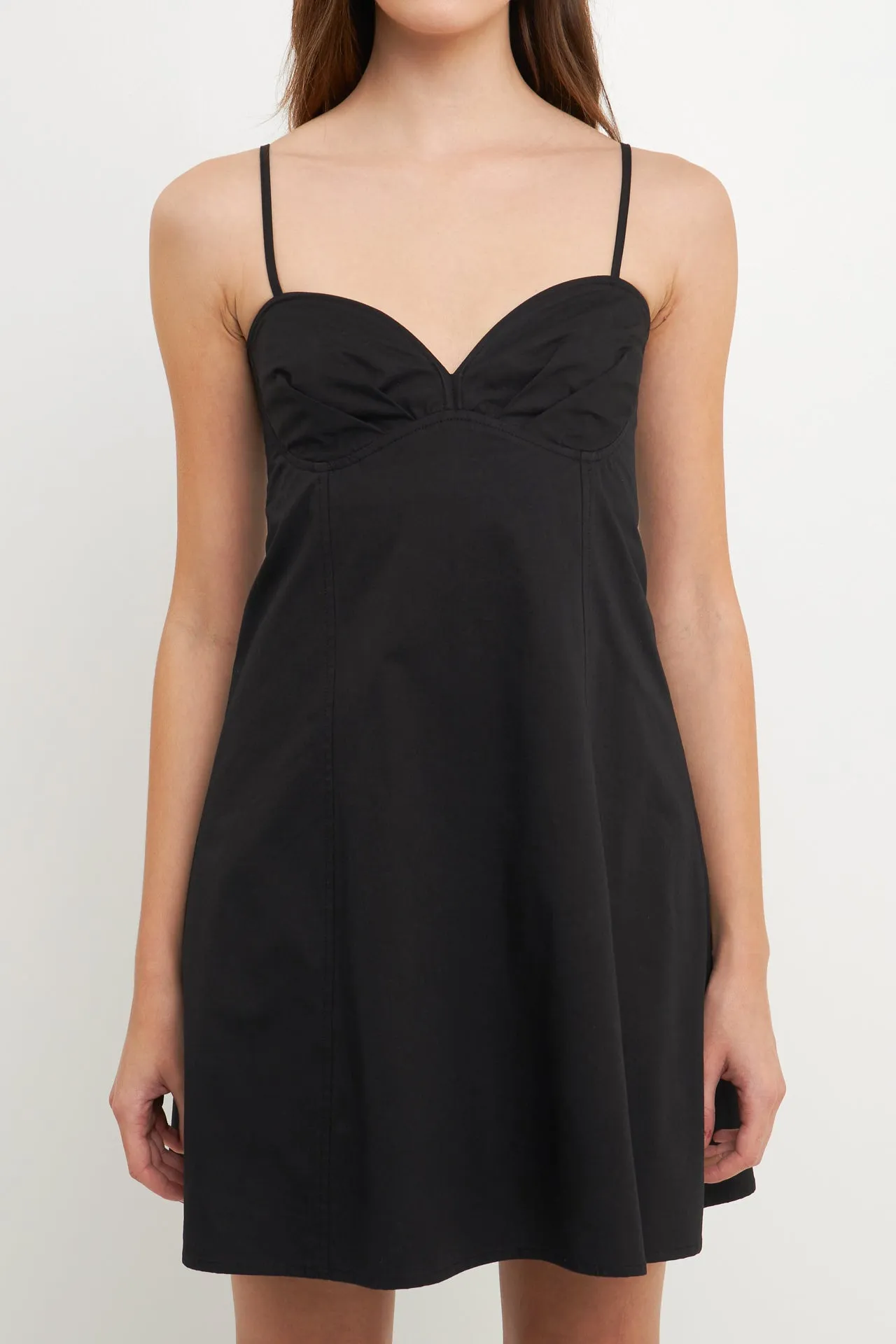 Sweetheart Neckline Mini Dress