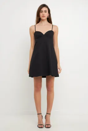 Sweetheart Neckline Mini Dress