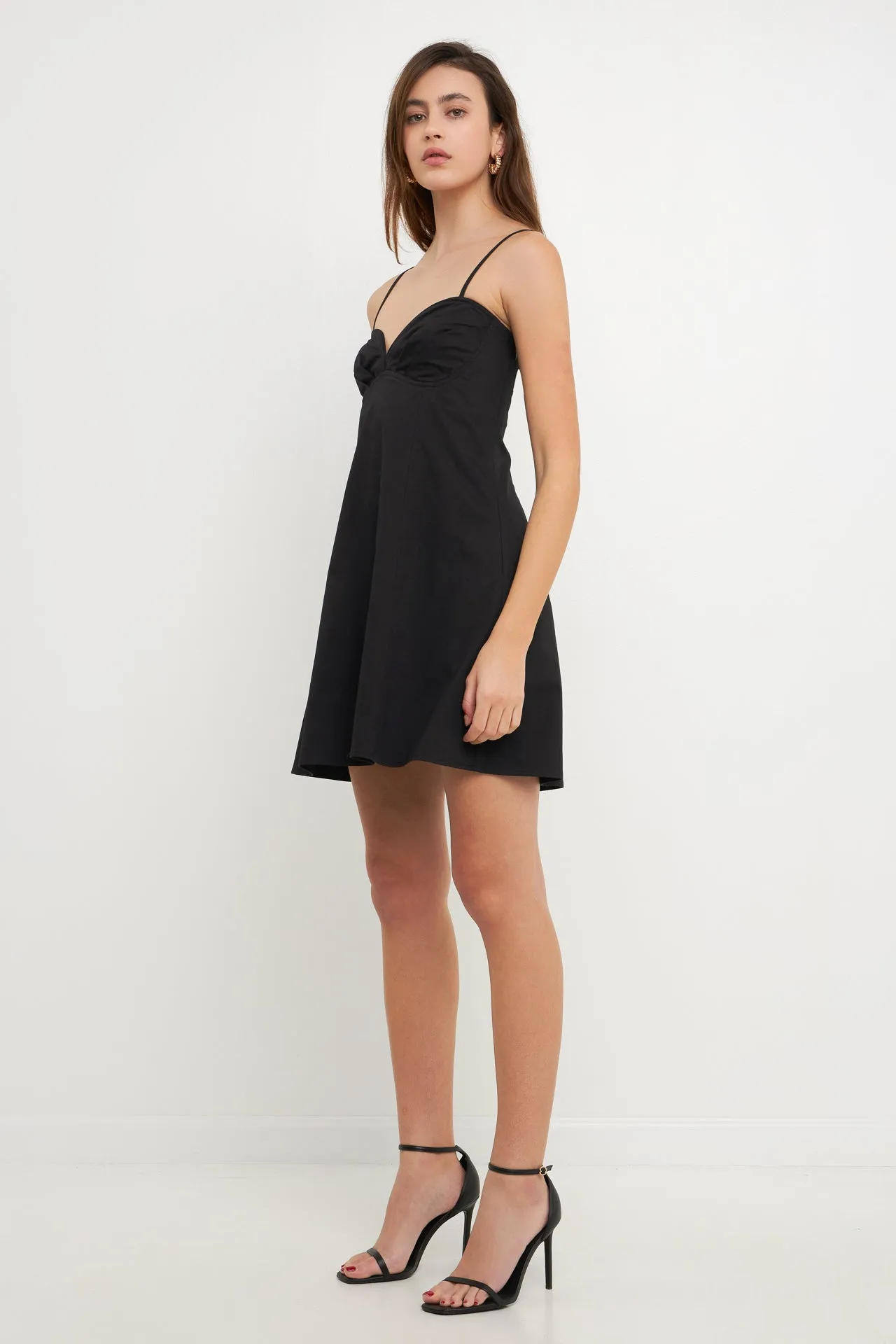 Sweetheart Neckline Mini Dress