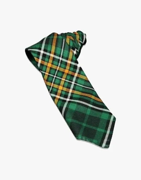 TIE IN IRISH TARTAN