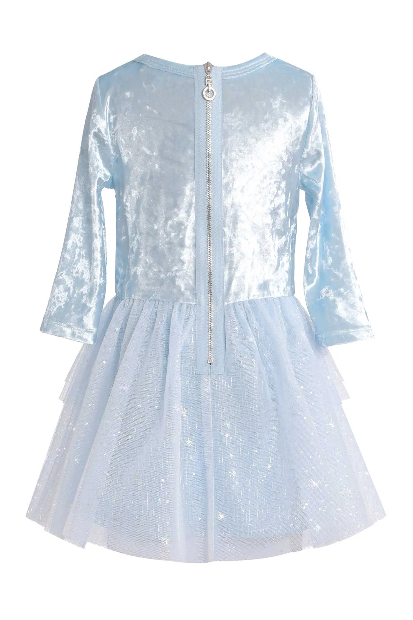 Toddler Girls 3/4 Sleeve Snow Princess Tutu Dress