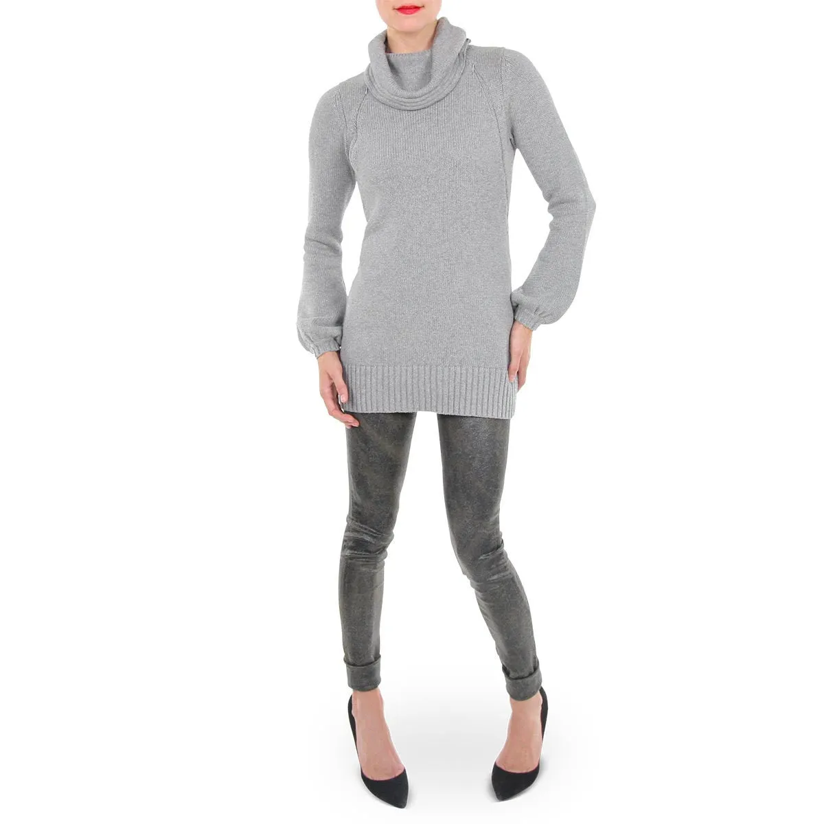 Turtleneck Tunic Sweater