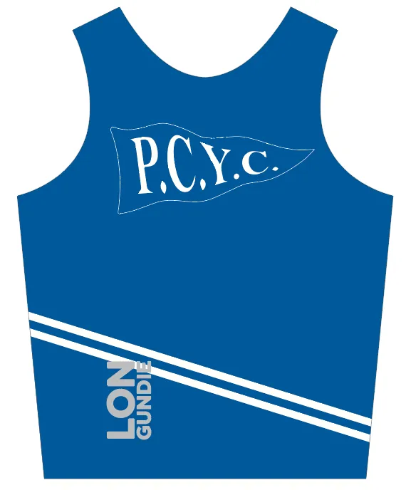 UNISEX PINNIE TOP TANK BLUE | PASS CHRISTIAN YACHT CLUB