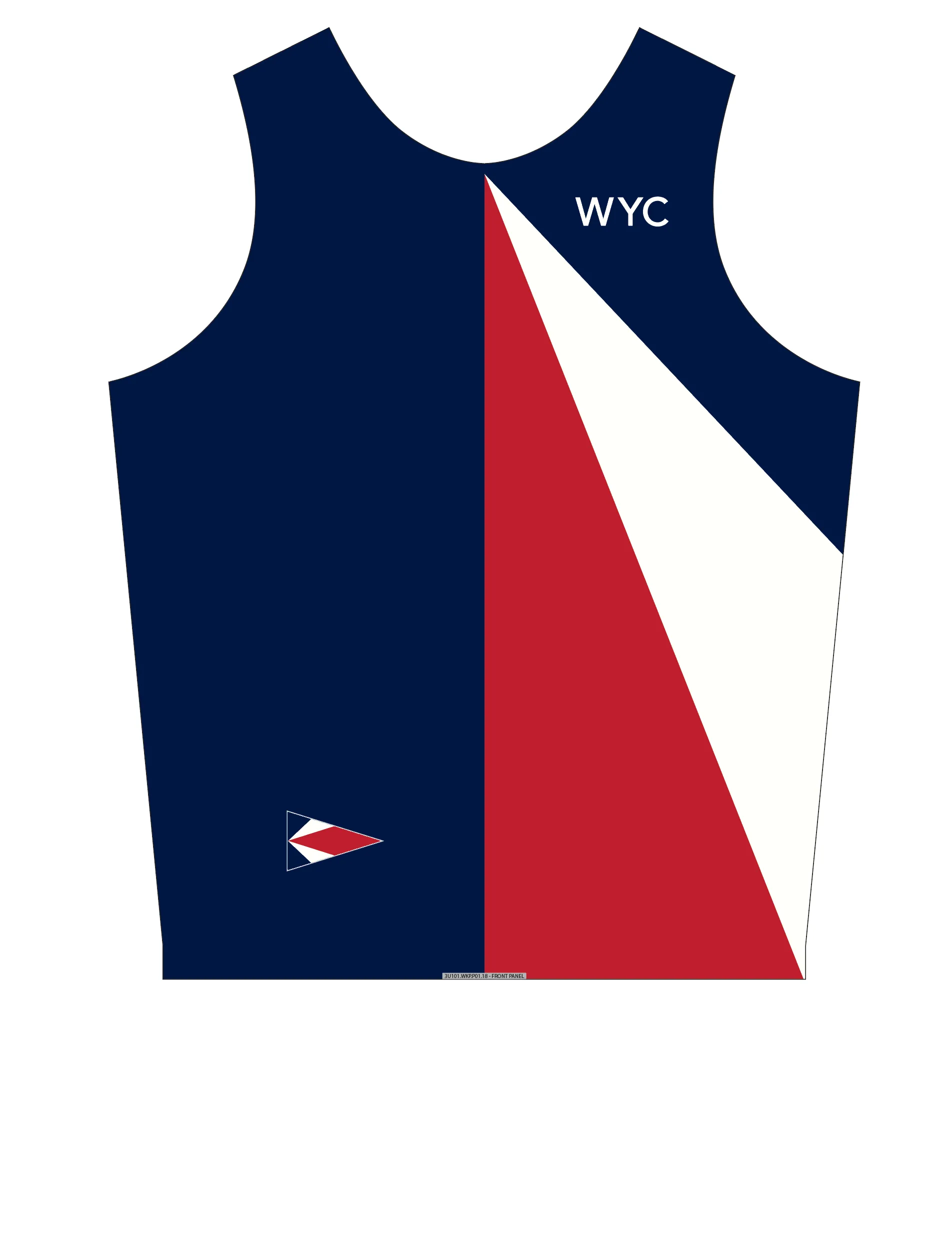 UNISEX PINNIE TOP TANK NAVY | WEEKAPAUG YACHT CLUB | PSNLZ'D