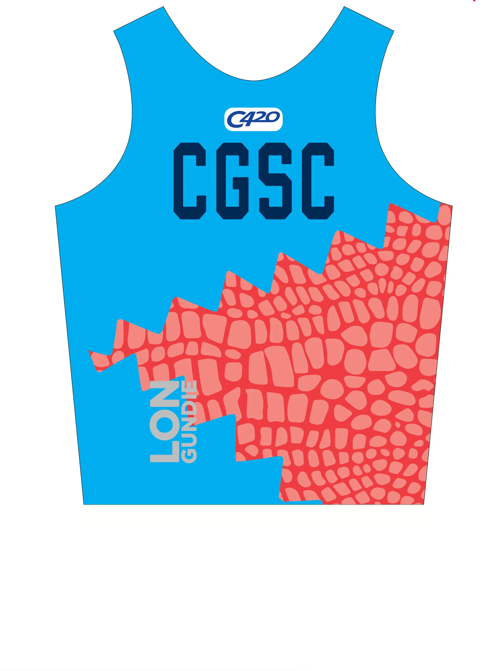 UNISEX PINNIE TOP TANK RED | COCONUT GROVE SAILING CLUB - C420