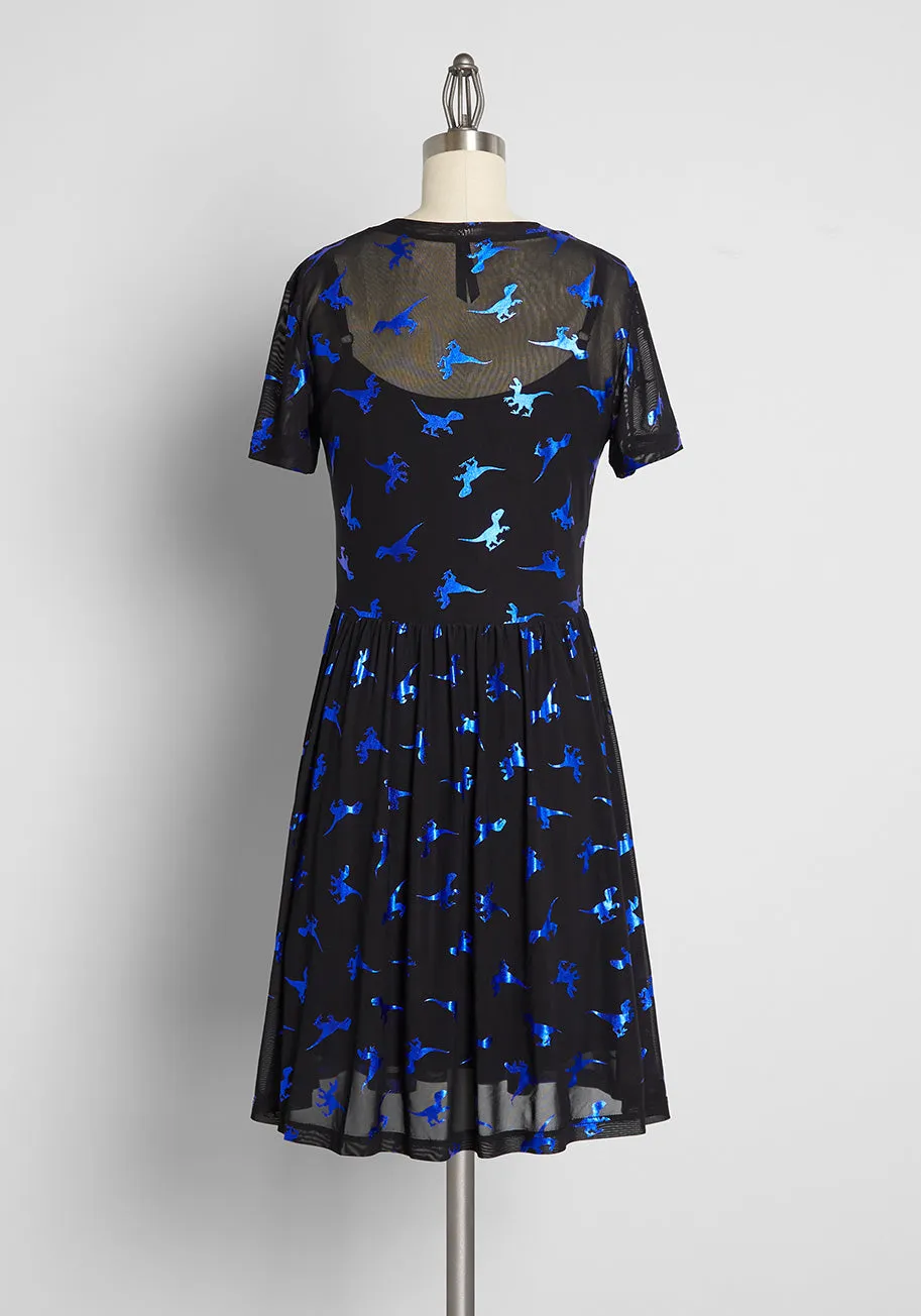 Veloci-rapture Fit and Flare Dress