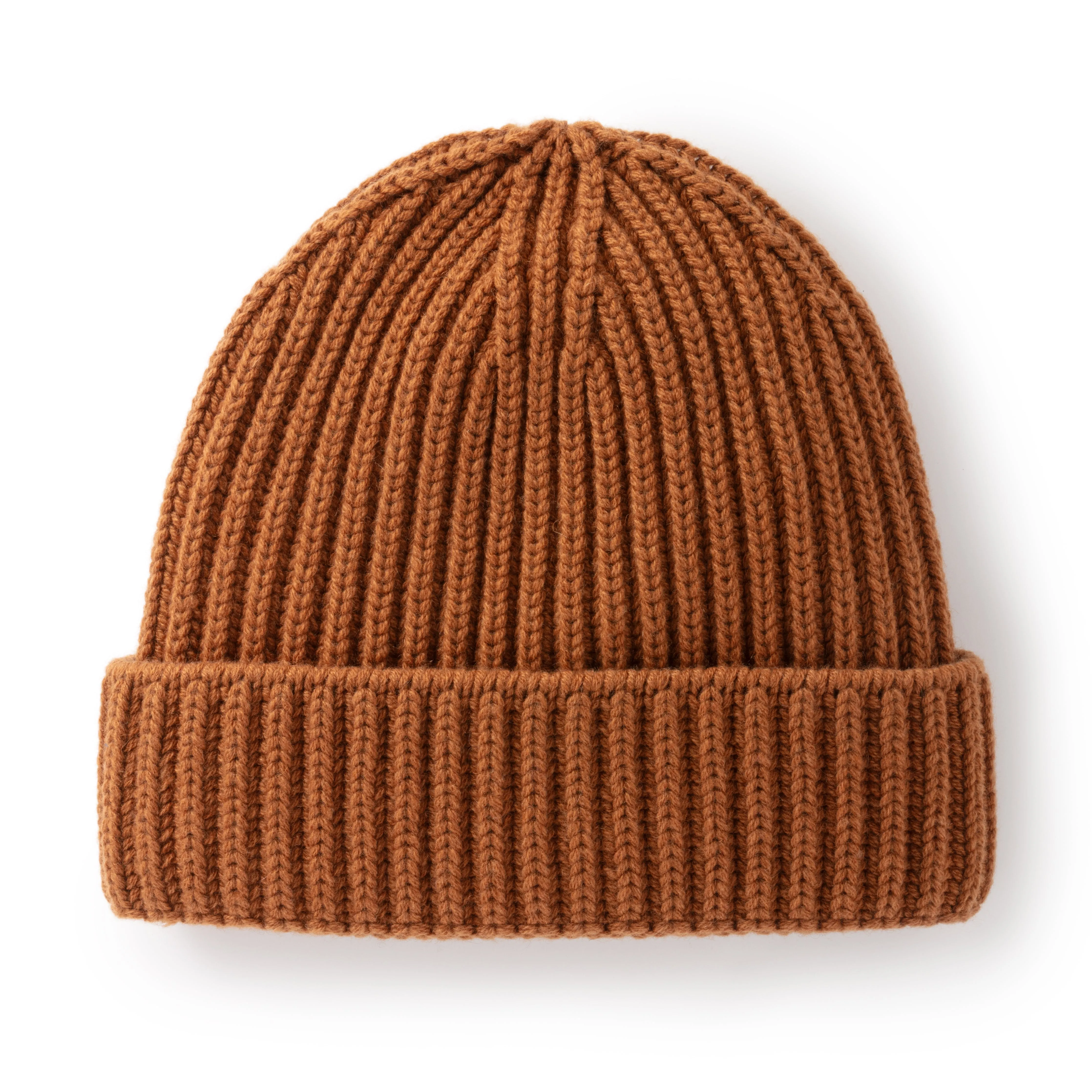 Vicuna Ribbed Cashmere Beanie