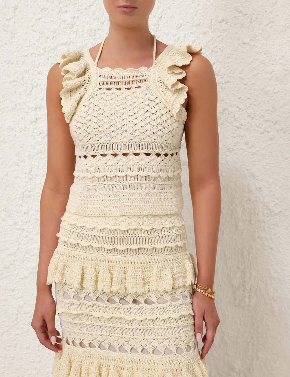 Waverly Crochet Halter Tank