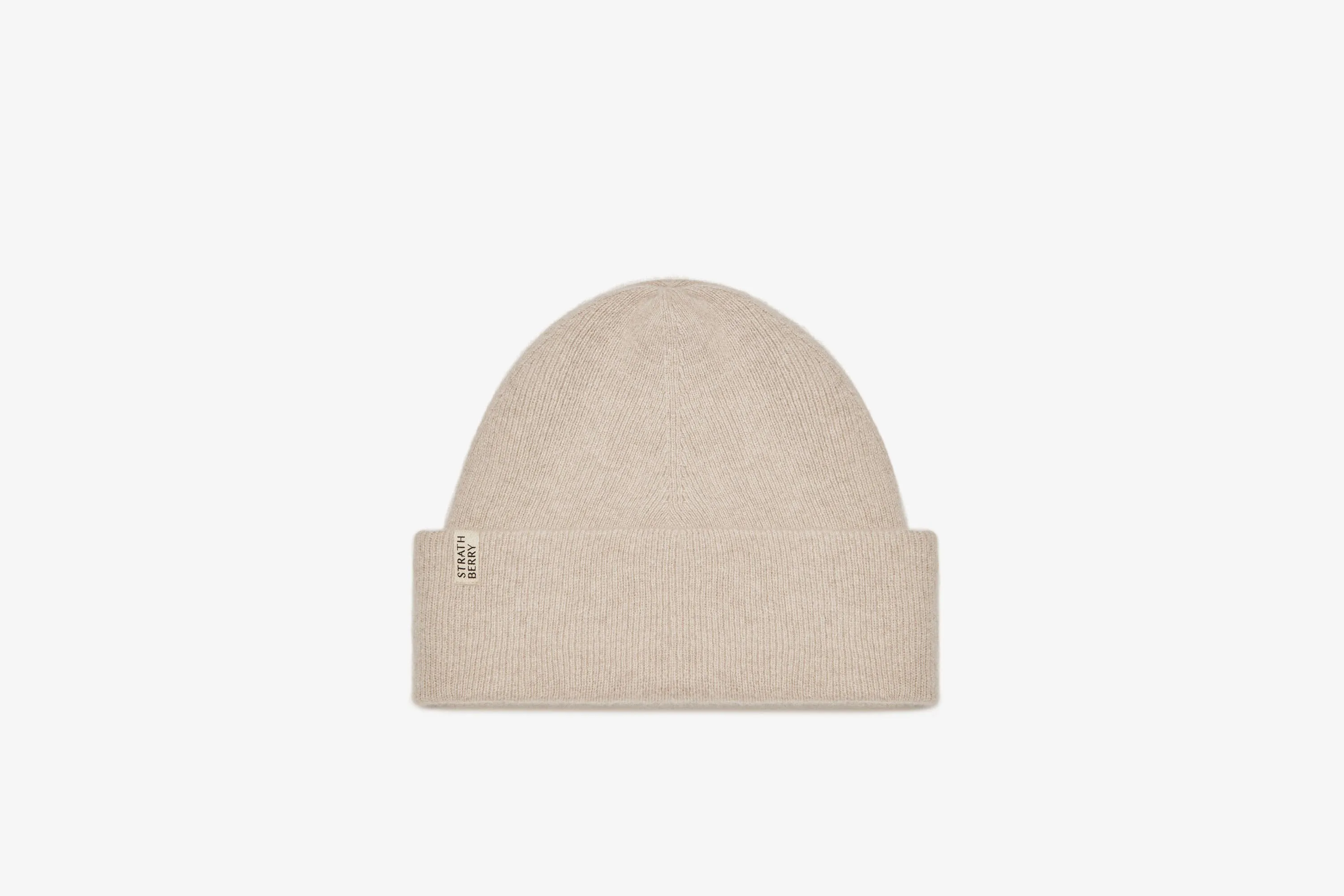 Westray Ribbed Cashmere Beanie - Alabaster