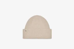 Westray Ribbed Cashmere Beanie - Alabaster