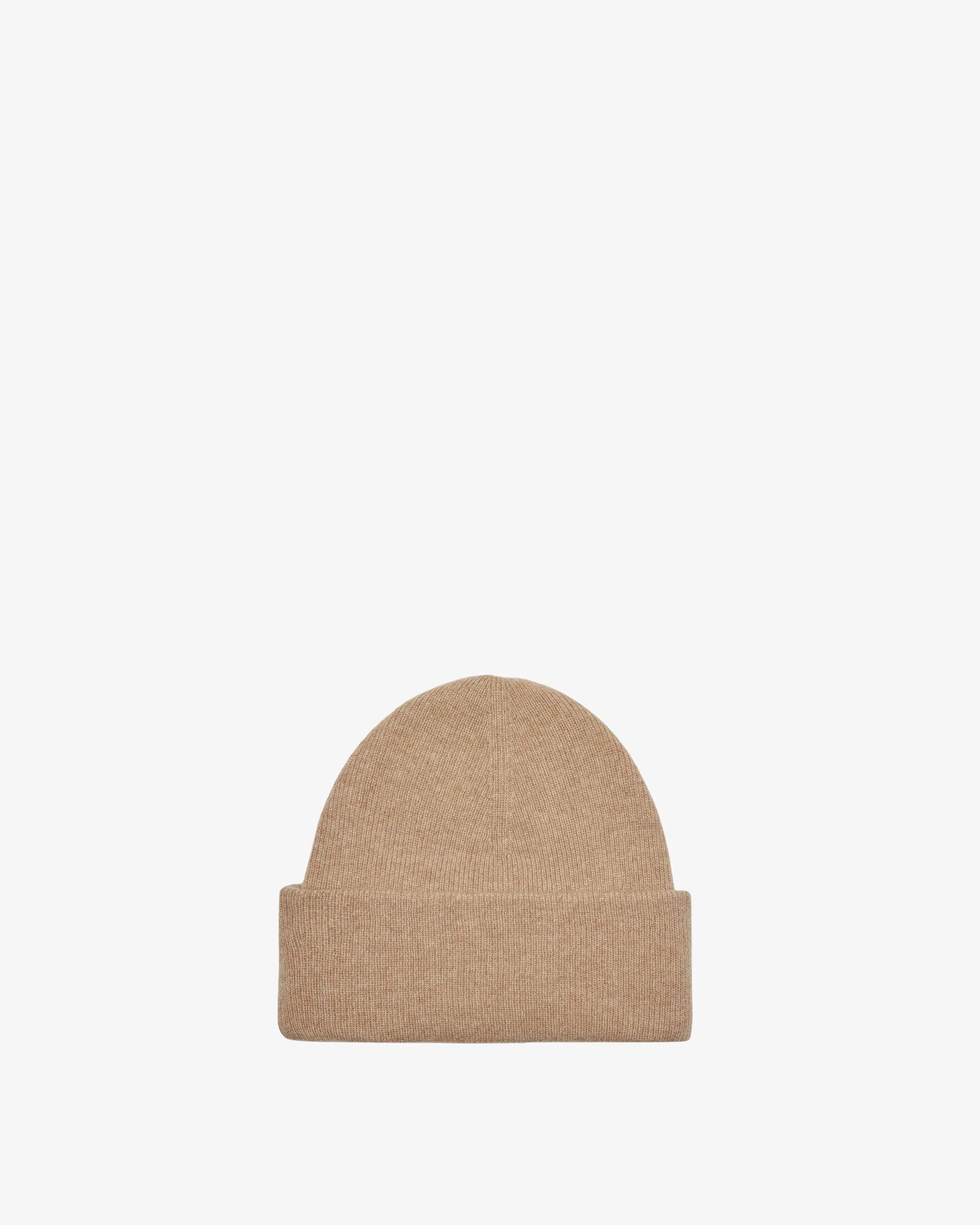 Westray Ribbed Cashmere Beanie - Camel