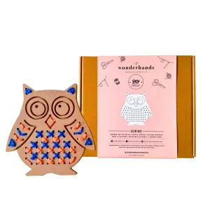 WonderHands Wooden Owl Sewing/Lacing Kit