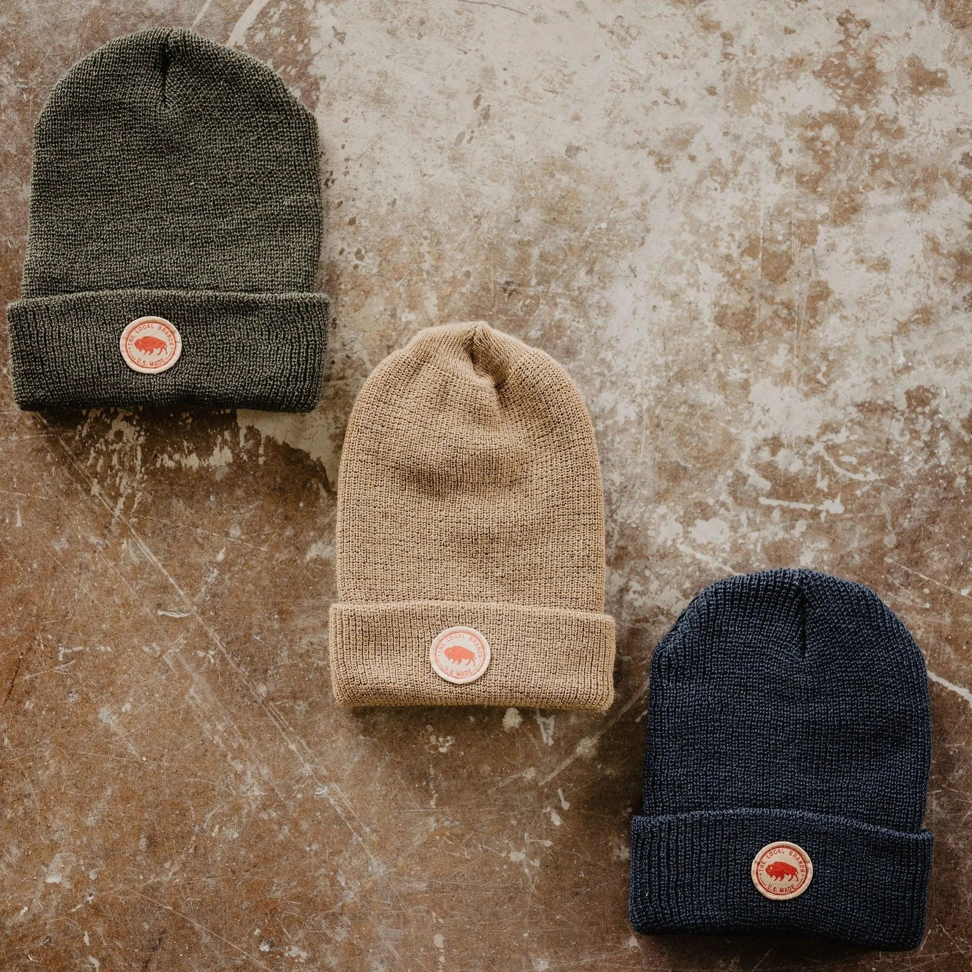 Wool Bison Beanie - USA Made