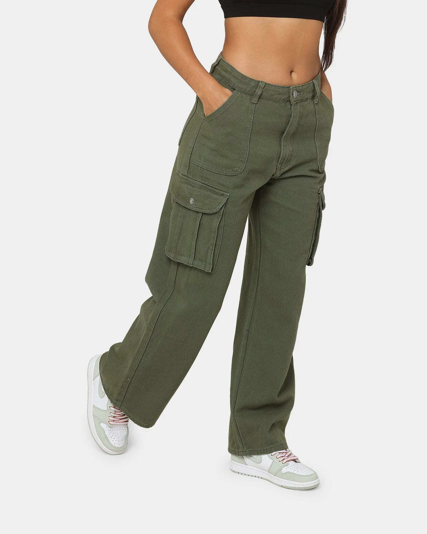 XXIII Women's Nuray Cargo Pants Khaki