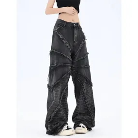 Y2K Aesthetic Baggy Vintage Denim Oversize Trashy Oversize Streetwear Harajuku Jeans