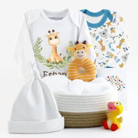 Zeronto Baby Gift Box - Cute Giraffe & Friends